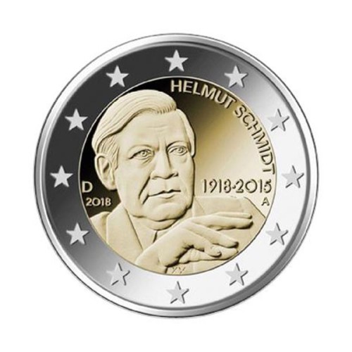 Helmut Schmid Alemania 2018 2 Euro