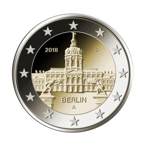 Palacio de Charlottenburg Alemania 2018 2 Euro