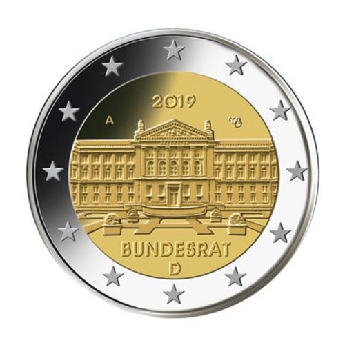 Bundesrat Alemania 2019 2 Euro