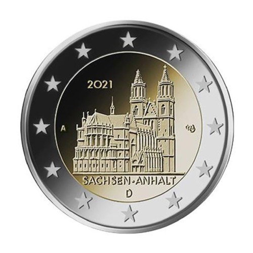 Catedral Magdeburgo Alemania 2021 2 Euro