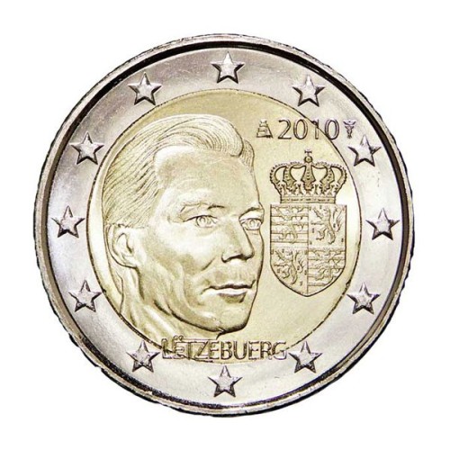 Escudo Gran Duque Luxemburgo 2010 2 Euro