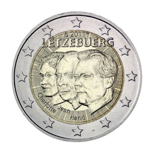 Príncipe Guillermo Luxemburgo 2011 2 euro