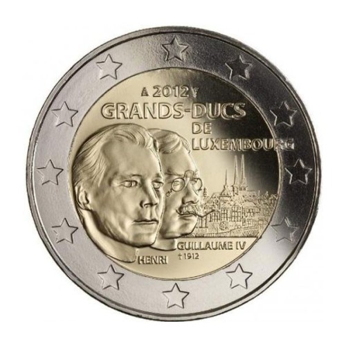 Gran Duque Willian IV Luxemburgo 2012 2 Euro