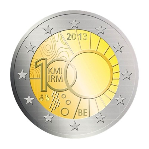 Instituto meteorológico Bélgica 2013 2 Euro