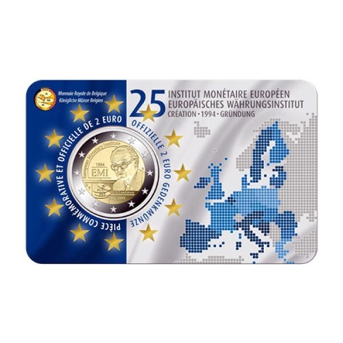 Instituto Monetario Europeo Bélgica 2019 2 euro coincard
