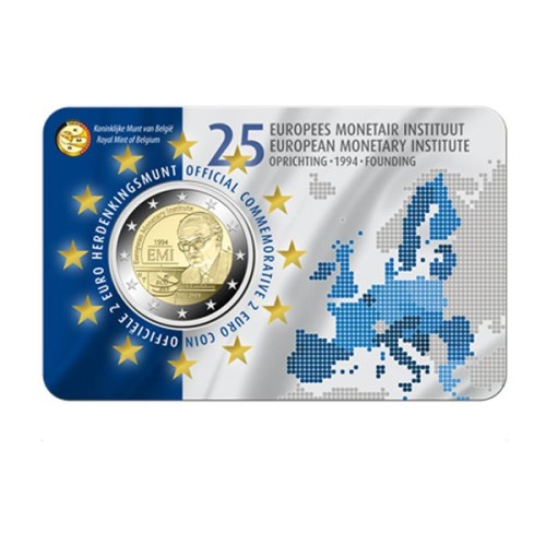 Instituto Monetario Europeo Bélgica 2019 2 euro coincard