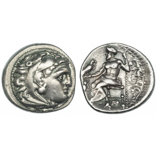 Moneda Dracma Alejandro III 323- 319 a. C.Plata