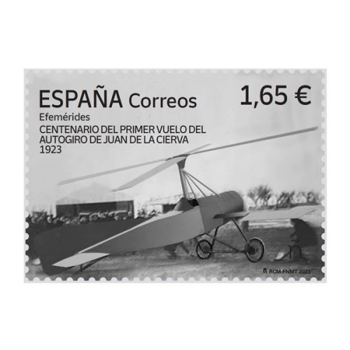Autogiro Juan de la Cierva España 2023 1 valor