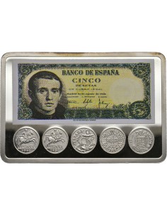 Lingote de Estampación de 1 Onza Plata 5 Pesetas Jaime Balmes