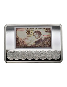 Lingotes Estampación de 1 Onza 100 Pesetas en Plata Pura