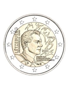 Moneda de 2 Euro Luxemburgo Duque Enrique