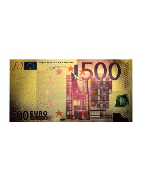 Billete 500 Euro En oro
