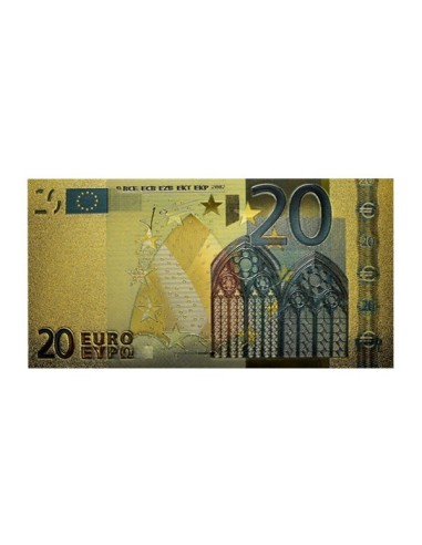 Billete 20 Euro oro