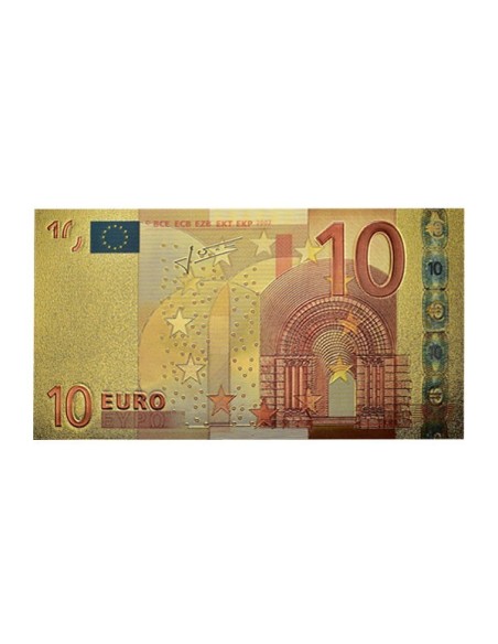 Billete 10 Euro oro