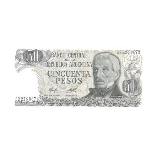 Billete Argentina 1976 50 Pesos
