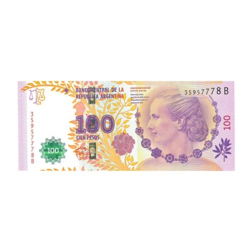 Billete Argentina 2012 100 Pesos