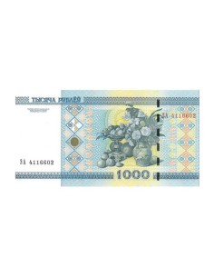 Billete Bielorrusia 2000 1000 Rublos
