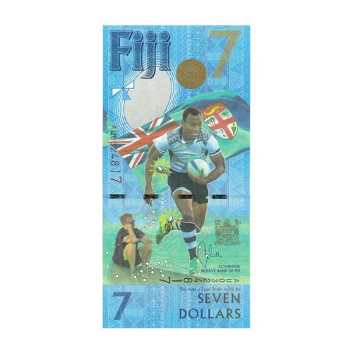 Billete Fiji 2017 7 Dólares