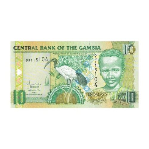 Billete Gambia 2006 10 Dalasis