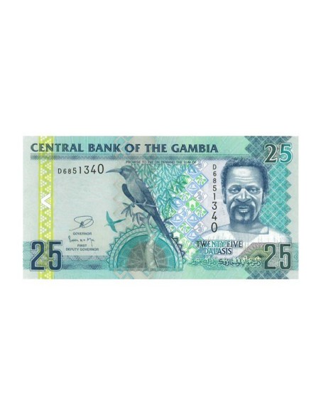 Billete Gambia 2006 25 Dalasis