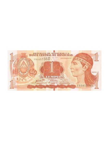 Billete Honduras 2016 1 Lempira