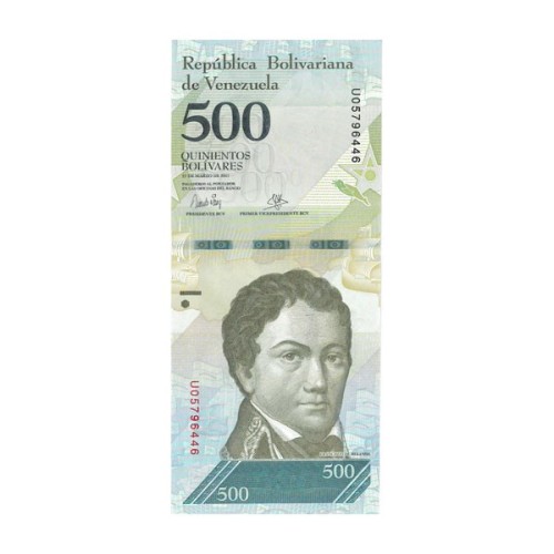 Billete Venezuela 2017 500 Bolívares