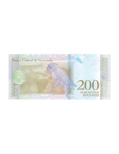 Billete Venezuela 2018 200 Bolívares 2