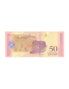 Billete Venezuela 2018 50 Bolívares 2