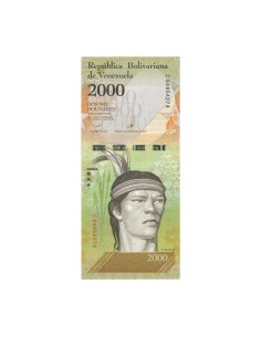 Billete Venezuela 2016 2000 Bolívares