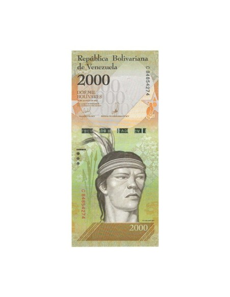 Billete Venezuela 2016 2000 Bolívares