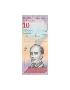 Billete Venezuela 2018 10 Bolívares