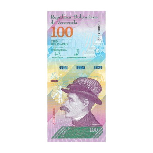 Billete Venezuela 2018 100 Bolívares