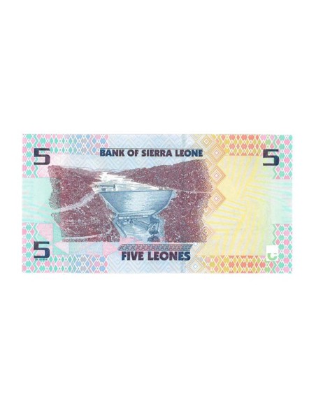Billete Sierra Leona 2022 5 Leone