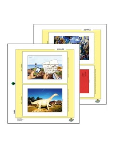 Hojas para colocar Enteros postales de España 2