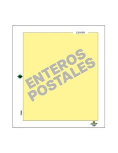 Hojas para colocar Enteros postales de España