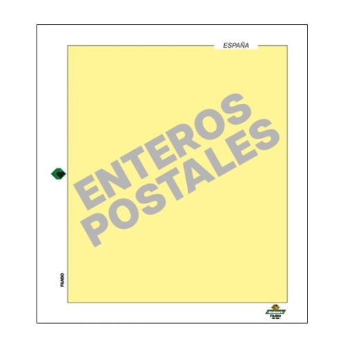Hojas para colocar Enteros postales de España