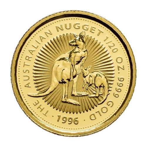 Moneda Oro 5 dólares canguro Australia 1/20 Onza