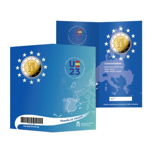 Euroset 2 Euro Proof 2023 Presidencia Española