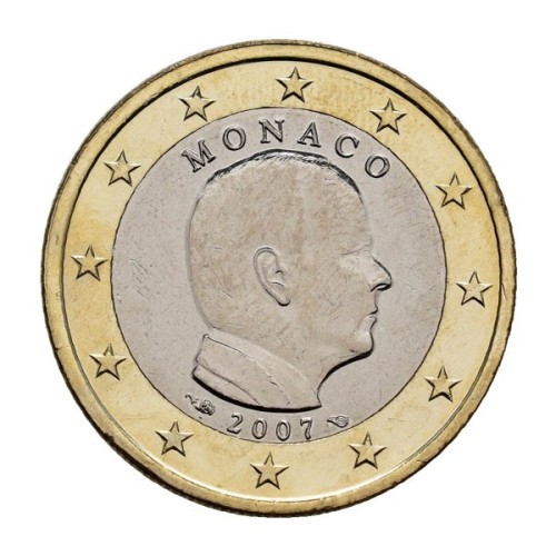 Mónaco 2007 1 Euro Moneda Alberto II