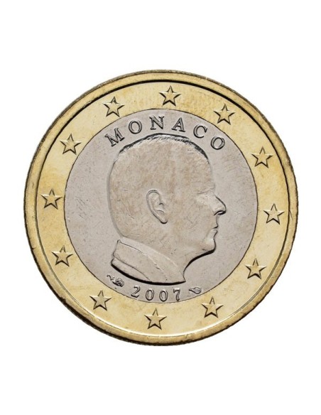 Mónaco 2007 1 Euro Moneda Alberto II