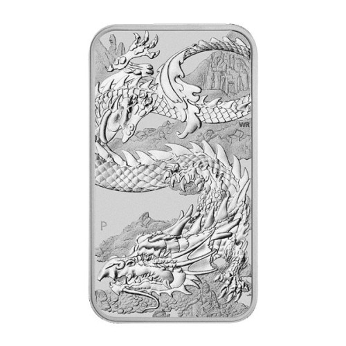 Moneda 1 Onza Plata Australia 2023 Dragon