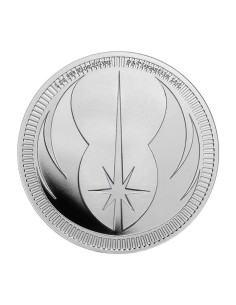 Moneda 1 Onza Plata Orden Jedi Cresta 2023 Niue