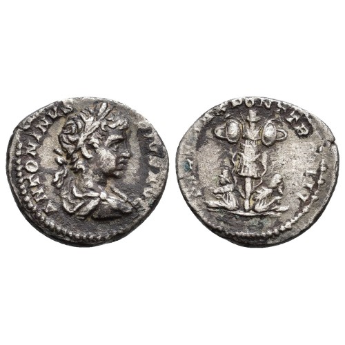Moneda Denario Caracalla 211-217 d. C Roma