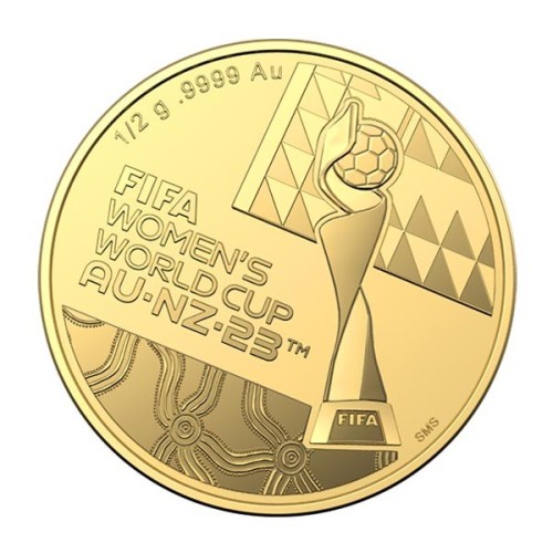 Moneda Oro Fifa Copa Mundial Femenina 2023 Anverso