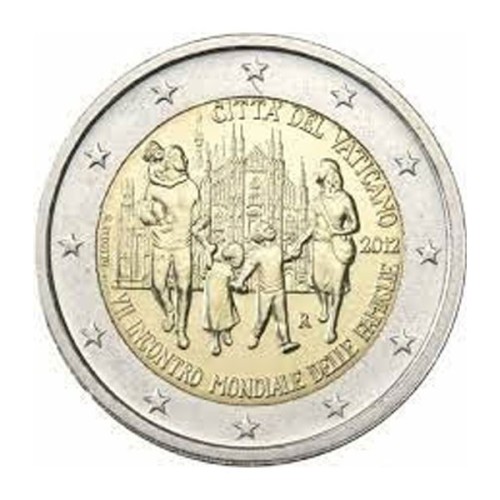 Encuentro Familia Vaticano 2012 Moneda 2 Euro