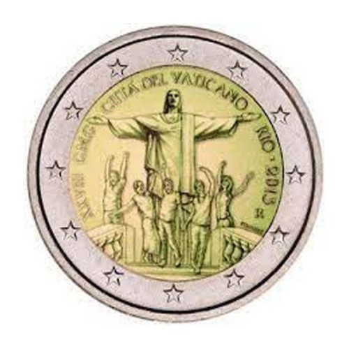 Jornada Mundial Juventud Vaticano 2013 Moneda 2 Euro