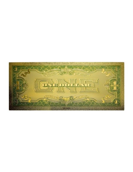 Billete 1 dólar Estados Unidos dorado Washington Reverso