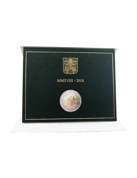 Padre Pío Vaticano 2018 Moneda 2 Euro