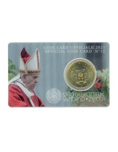 Coincard nº12 Vaticano 2021 Moneda 50 céntimos