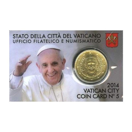 Coincard nº 13 Vaticano 2022 Moneda 50 céntimos